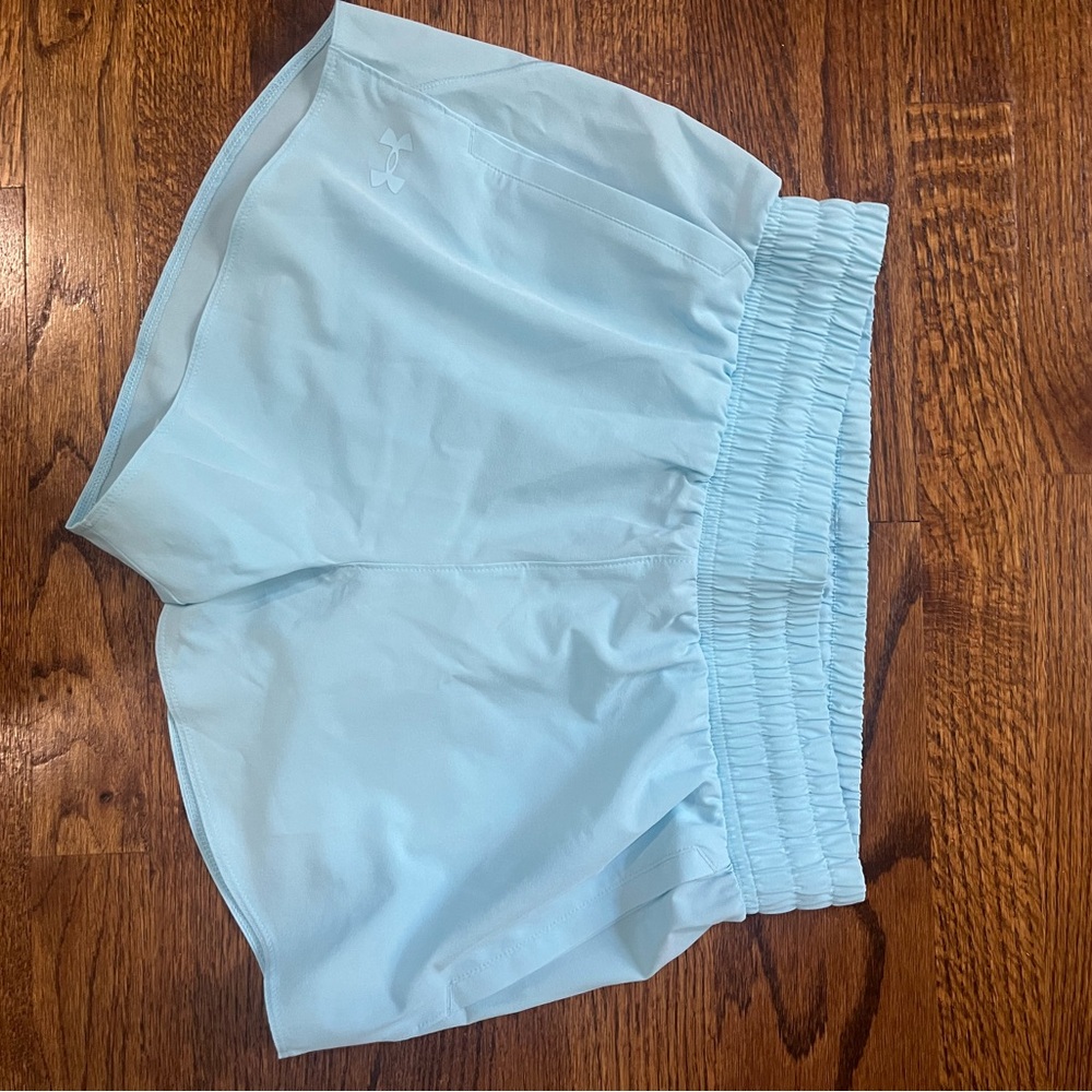Under Armour Women's Sky Blue Athletic Shorts